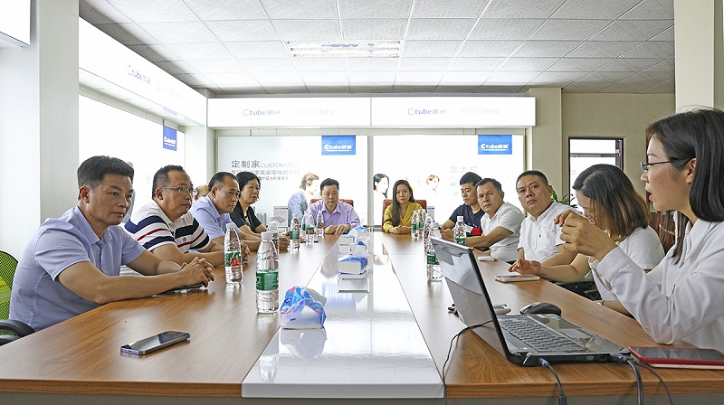 徐聞縣政協領導蒞臨材通調研與指導工作