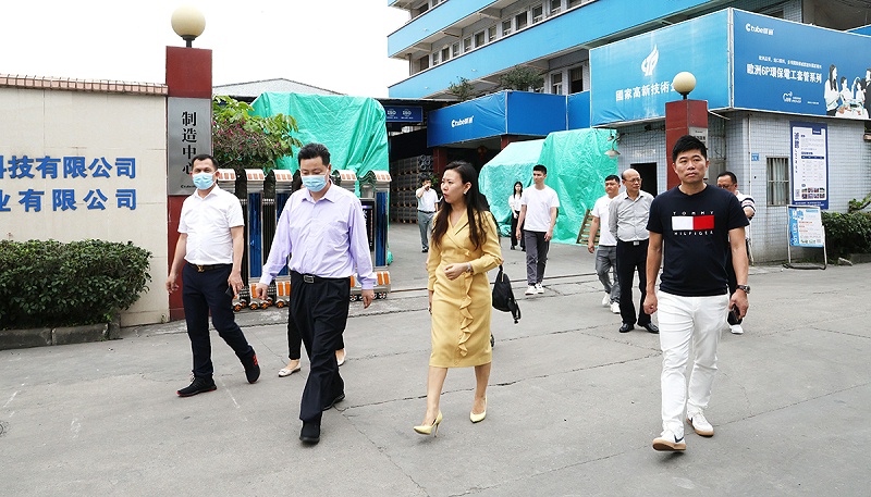 徐聞縣政協領導蒞臨材通調研與指導工作